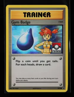 Gym Badge (Misty) XY204 Holo XY Promos League Stamped Pokemon Card - Image 1