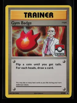 Gym Badge (Blaine) XY209 Holo XY Promos League Stamped Pokemon Card - Image 1