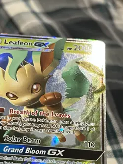 1X Leafeon GX - 13/156 - Pokemon Ultra Prism Sun & Moon Ultra Rare Card - NM - Image 3