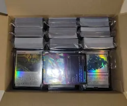950+ ALL FOIL Magic the Gathering Cards Random Bulk Lot Com/Unc + Token/Land/Art - Image 1