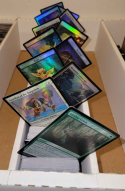 950+ ALL FOIL Magic the Gathering Cards Random Bulk Lot Com/Unc + Token/Land/Art - Image 2