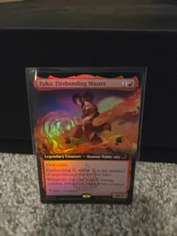 MTG Zuko, Firebending Master (Extended Art) Foil [M 0200] - NM - Avatar - Image 1