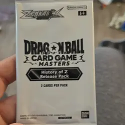 Bandai Namco Dragon Ball Super Masters History of Z Release Pack 2 Cards English - Image 1