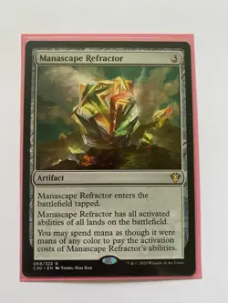 Manascape Refractor Commander 2020: Ikoria NM Artifact Rare MAGIC CARD - Image 1