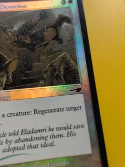 Fanatical Devotion & Lashknife MTG 2 Card. OLD VINTAGE FOIL. NEMESIS. - Image 2