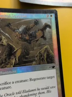 Fanatical Devotion & Lashknife MTG 2 Card. OLD VINTAGE FOIL. NEMESIS. - Image 3