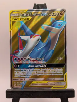 2019 Pokemon Sun Moon Team Up Latias Latios GX Full Art #169/181 NM - Image 1