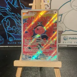 Pokemon TCG Flamigo 227/193 Illustration Rare Scarlet & Violet Paldea Evolved - Image 1