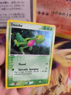 Pokemon Karte Card Treecko Geckarbor Nintendo Wizard Promo Holo Good- - Image 4