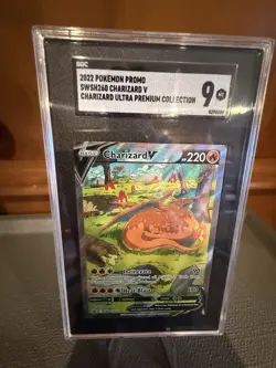 Pokemon 2022 Promo Charizard V, VMAX, VSTAR Ultra Premium Collection SGC 9 Lot - Image 3