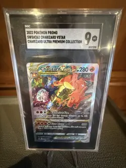Pokemon 2022 Promo Charizard V, VMAX, VSTAR Ultra Premium Collection SGC 9 Lot - Image 5