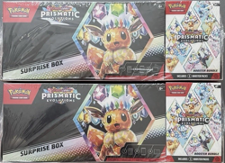 2-Pack Pokemon Sam's Club Prismatic Evolutions Surprise Box + Booster Bundle - Image 1