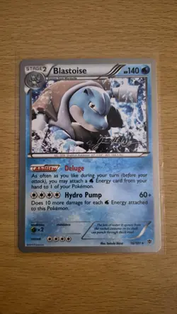 Pokemon TCG Plasma Blast Blastoise World Championship 2015 Card 16/101 - Image 1
