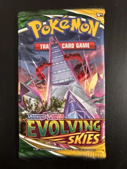 21.7g HEAVY Evolving Skies Booster Pack Sword & Shield Pokemon New/Sealed - Image 2