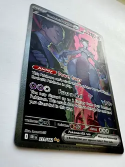 2025 Pokemon - Destined Rivals Team Rocket’s Mewtwo Ex - SIR 231/182 GRADE READY - Image 3