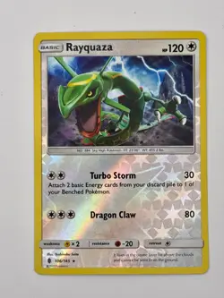 🇨🇦 Rayquaza 106/145 REVERSE HOLO RARE 2017 Guardians Rising Pokemon NM - Image 1