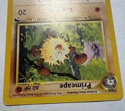 Pokemon TCG Primeape 18/18 Southern Islands Regular Light Play - Image 3