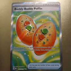 Buddy-Buddy Poffin 167/132 Mega Evolution Full Art Pokemon Card MINT - Image 1