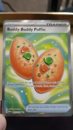 Buddy-Buddy Poffin 167/132 Mega Evolution Full Art Pokemon Card MINT - Image 2