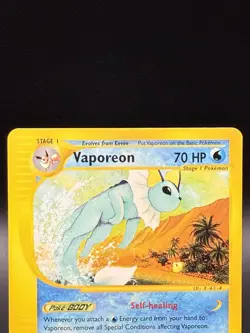Vaporeon 33/144 English Normal Pokemon Skyridge NM - Image 3