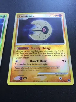 2x Old Pokemon Diamond & Pearl Great Encounters Reverse Holo Card Bundle - 2007 - Image 3