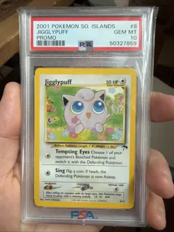 2001 POKEMON SOUTHERN ISLANDS PROMO 8 JIGGLYPUFF Gem Mint PSA 10 - Image 1
