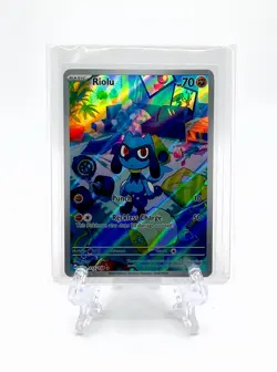 RIOLU 2023 Pokemon TCG SV01 Scarlet & Violet #215/198 ILLUSTRATION RARE HOLO - Image 2