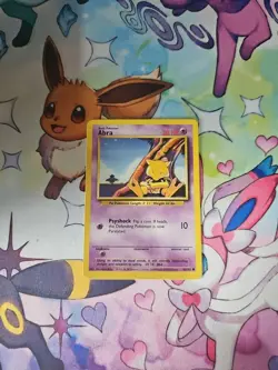Pokemon TCG Abra Base Set 43/102 Regular Unlimited Common - Image 1