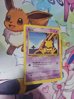 Pokemon TCG Abra Base Set 43/102 Regular Unlimited Common - Image 2