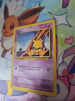 Pokemon TCG Abra Base Set 43/102 Regular Unlimited Common - Image 3