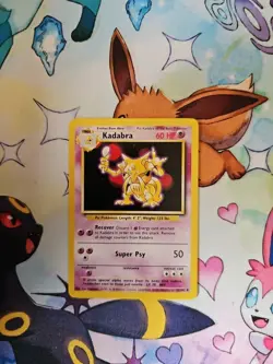 Pokemon TCG Kadabra Base Set, Unlimited Card 32/102 - LP - Image 1