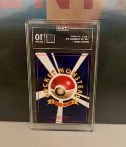 Poliwag TAG 10 Gem Mint 1998 Pokemon Japanese Vending Series 1 #60 Glossy POP 1! - Image 2