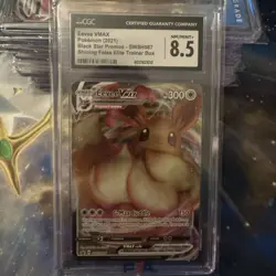 Eevee VMAX Sword & Shield Promo SWSH087 Mint Pokemon CGC 8.5 - Image 1