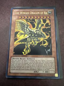 YuGiOh The Winged Dragon of Ra JUMP-EN045 Limited Edition Ultra Rare NM - Image 2