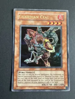 YuGiOh Guardian Ceal DCR-006 HP Unlimited Ultra Rare NM - Image 1