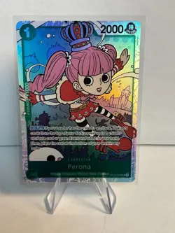 Perona OP12-034 SR Legacy Of The Master Holo Foil One Piece TCG - Image 1