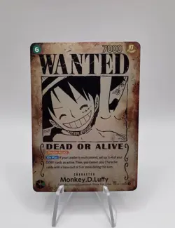 One Piece OP13-118 Monkey D. Luffy SEC “Wanted” – Near Mint - Image 1