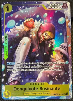 One Piece Donquixote Rosinante OP12-108 The Azure Sea's Seven Treasure Rare TR - Image 1