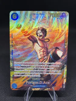 Portgas.D.Ace Alt Art OP13-119 SEC Carrying on His Will One Piece ENGLISH - Image 1