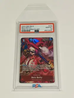 One Piece Awakening of the New Era OP05 - Belo Betty R Alternate Alt Art PSA 10 - Image 3
