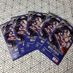 One Piece TCG The Azure Sea’s Seven OP-14 Sleeved Booster Pack Lot Of 10 Sealed - Image 3
