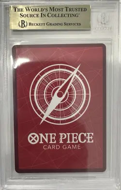 One Piece OP09-001 Alt Art Leader Shanks Alternate Parallel English BGS 10 PSA - Image 2