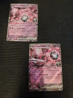 Pokemon Mewtwo 4 Card Lot Including 2 Team Rocket EX Card #205 & #081/182. Pics - Image 3