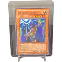 Guardian Tryce Rare 1st Edition Yu-Gi-Oh! Card #DCR-010 W/ Top Loader - Image 1