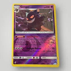 2019 Pokemon GENGAR Unbroken Bonds REVERSE HOLO Rare Sun & Moon Set Card 70/214 - Image 1