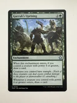 Garruk’s Uprising MTG Magic the Gathering Card NM Near Mint FDN - Image 1