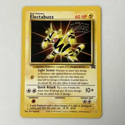 Pokemon Electabuzz #2 Warner Bros Movie Black Star Promo TCG Card - Image 1