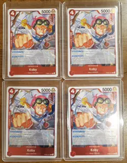 One Piece PRB02 Koby English Playset PRB02-001 4 Card Premium Set Best Vol.2 - Image 1
