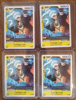 One Piece PRB02 Trafalgar Law ENG Playset P-088 Reprint 4 Card Set Best Vol.2 - Image 1