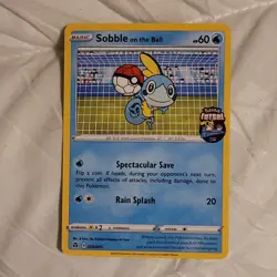 Pokemon Sobble on the Ball Futsal Promo 005/005 Regular English Card - Image 1
